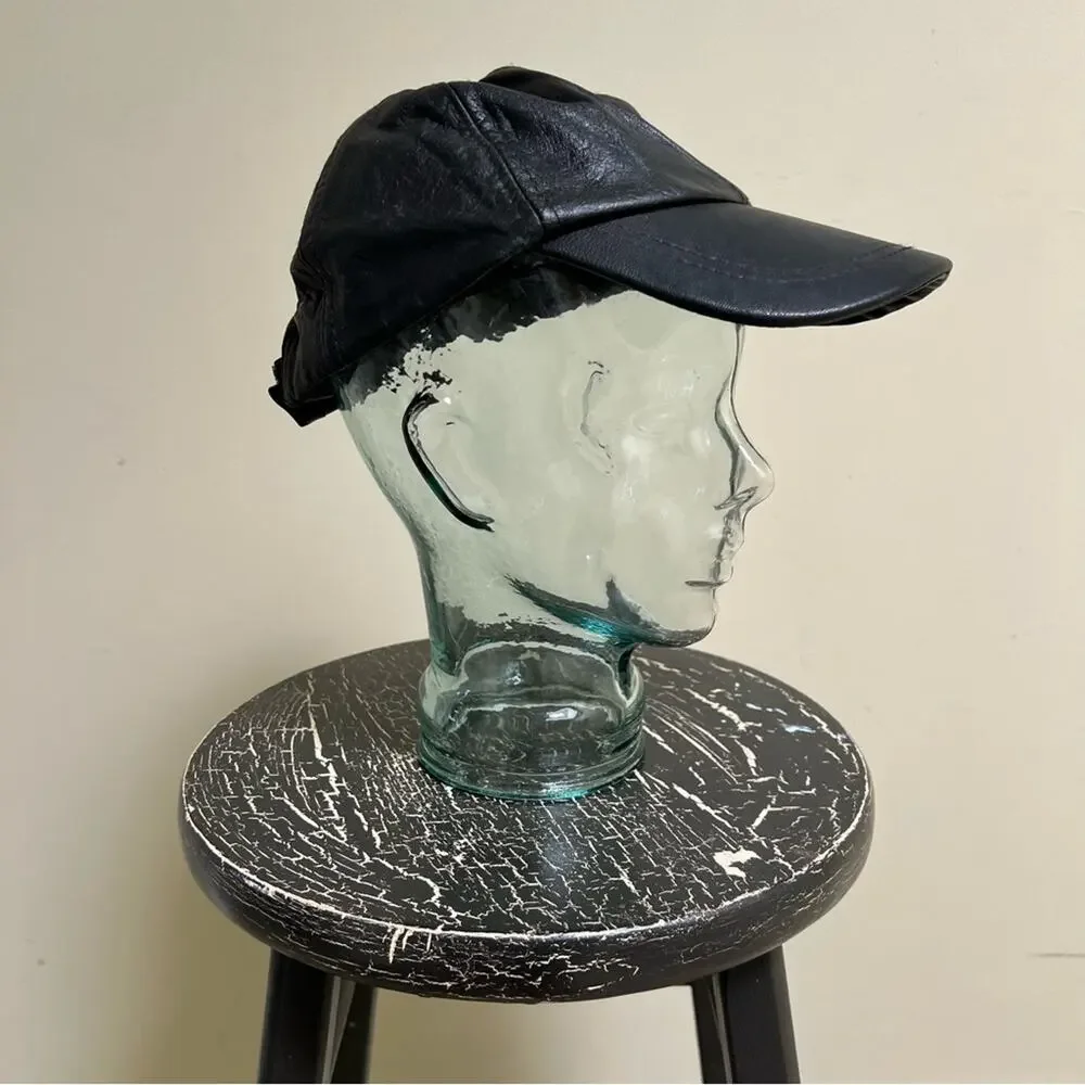 Leather Baseball Hat